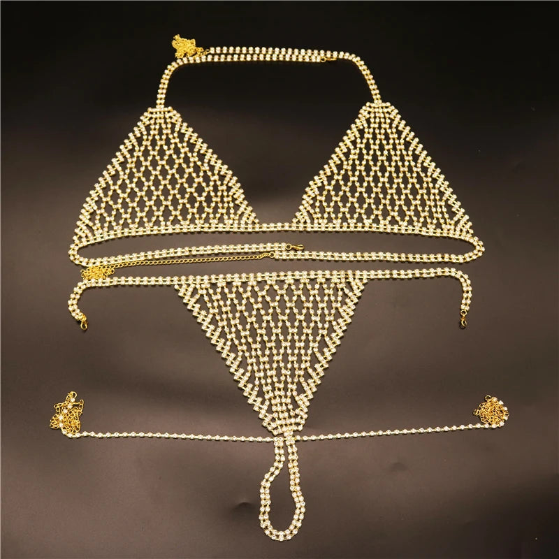 Crystal Rhinestone Body Jewelry Set