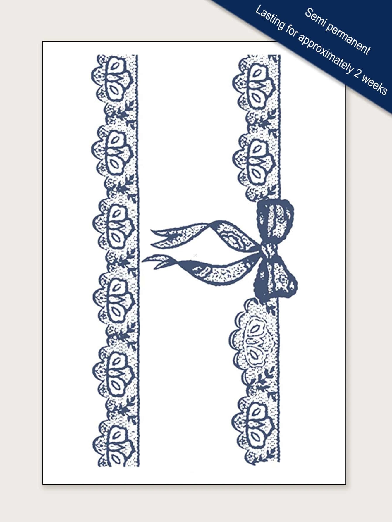 Lace & Bow Temporary Tattoos