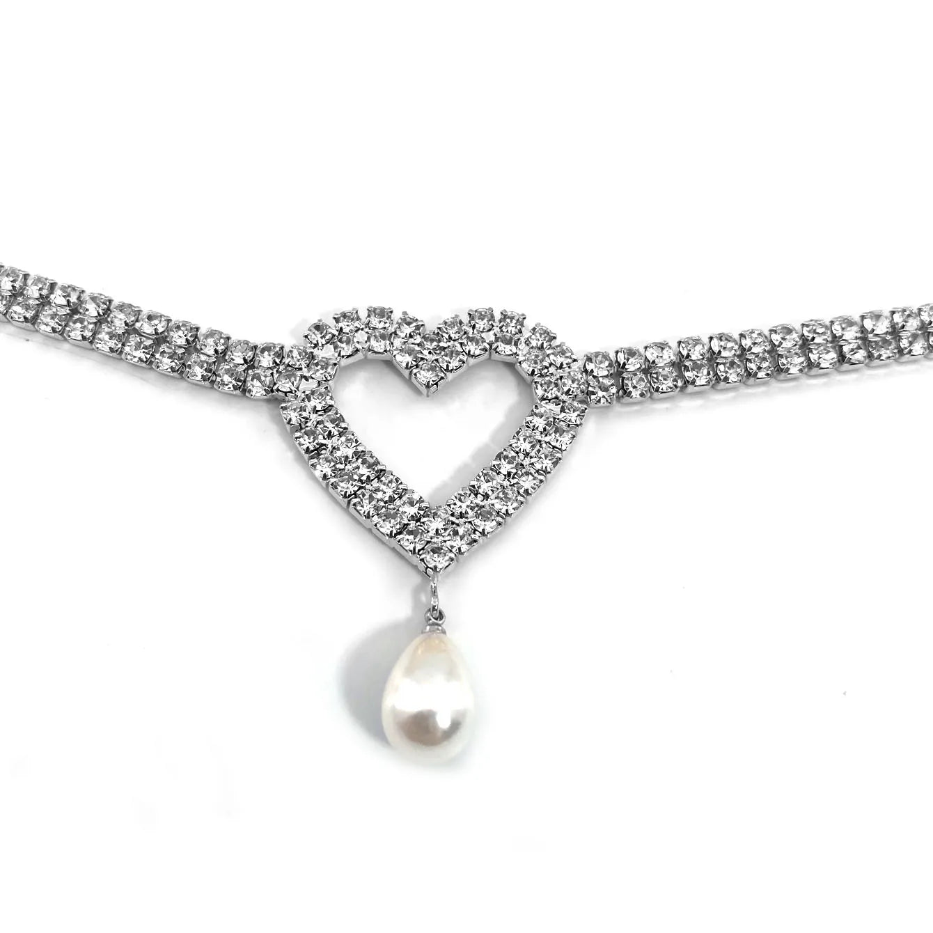 Glam Pearl & Rhinestone Waist Chain
