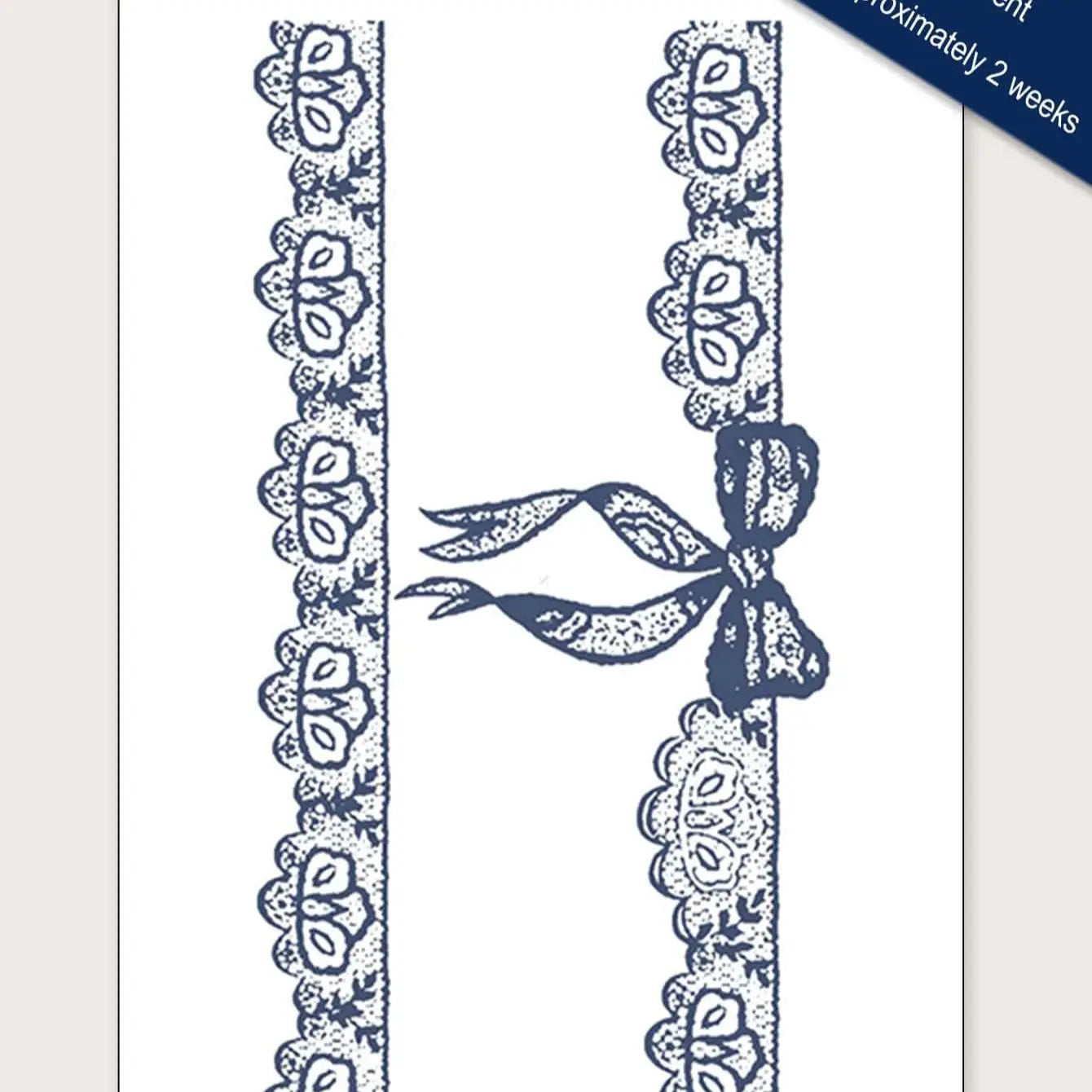 Lace & Bow Temporary Tattoos