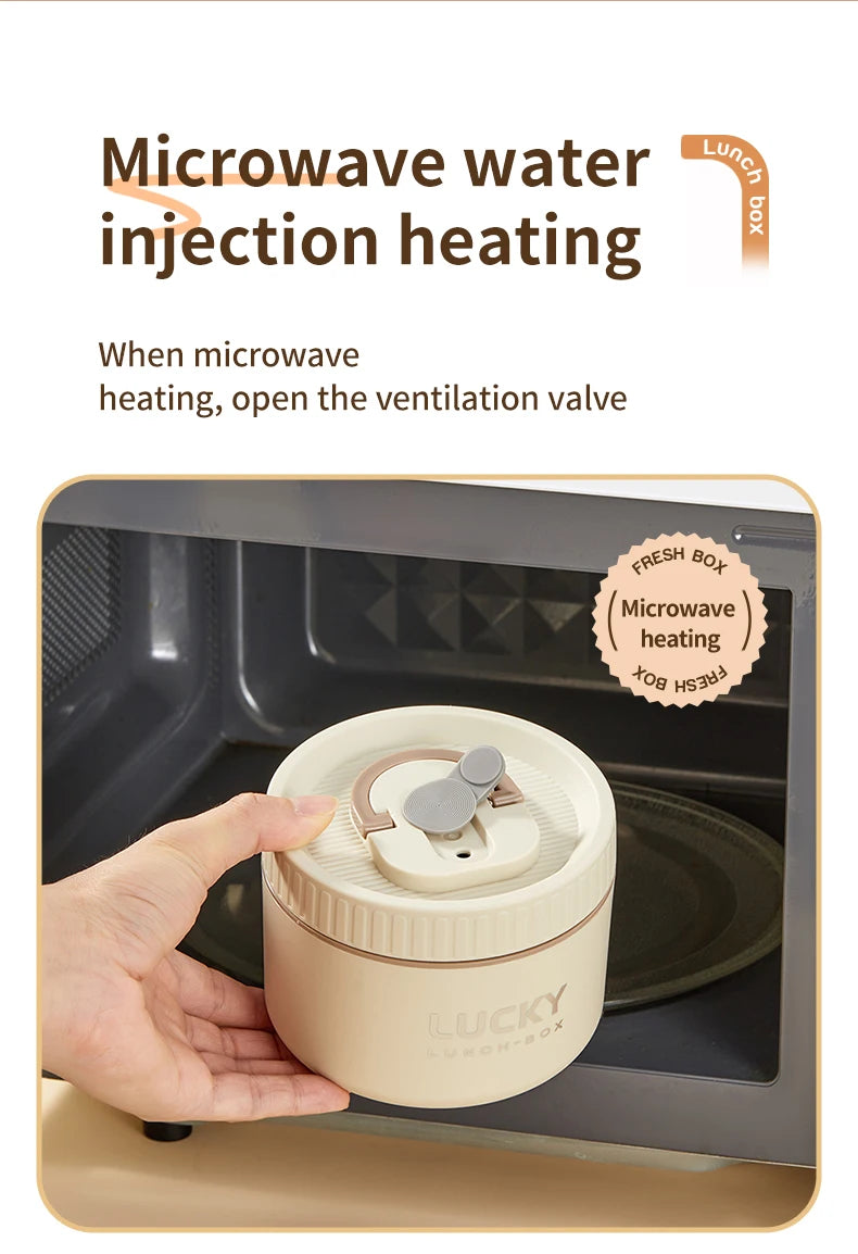 Stainless Steel Cartoon Food Container – Leakproof & Insulated