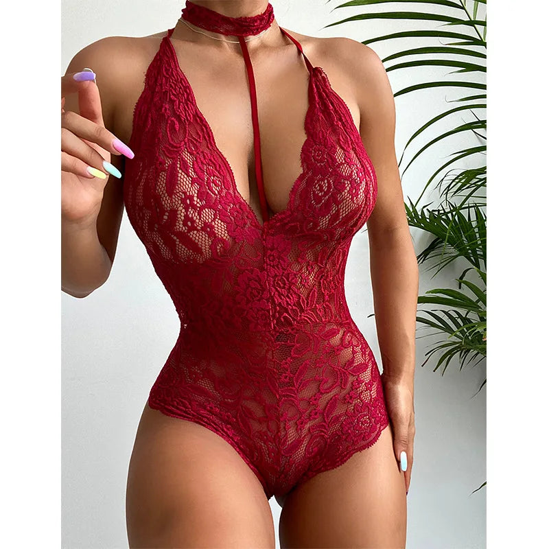 Elegant Lace Bodysuit