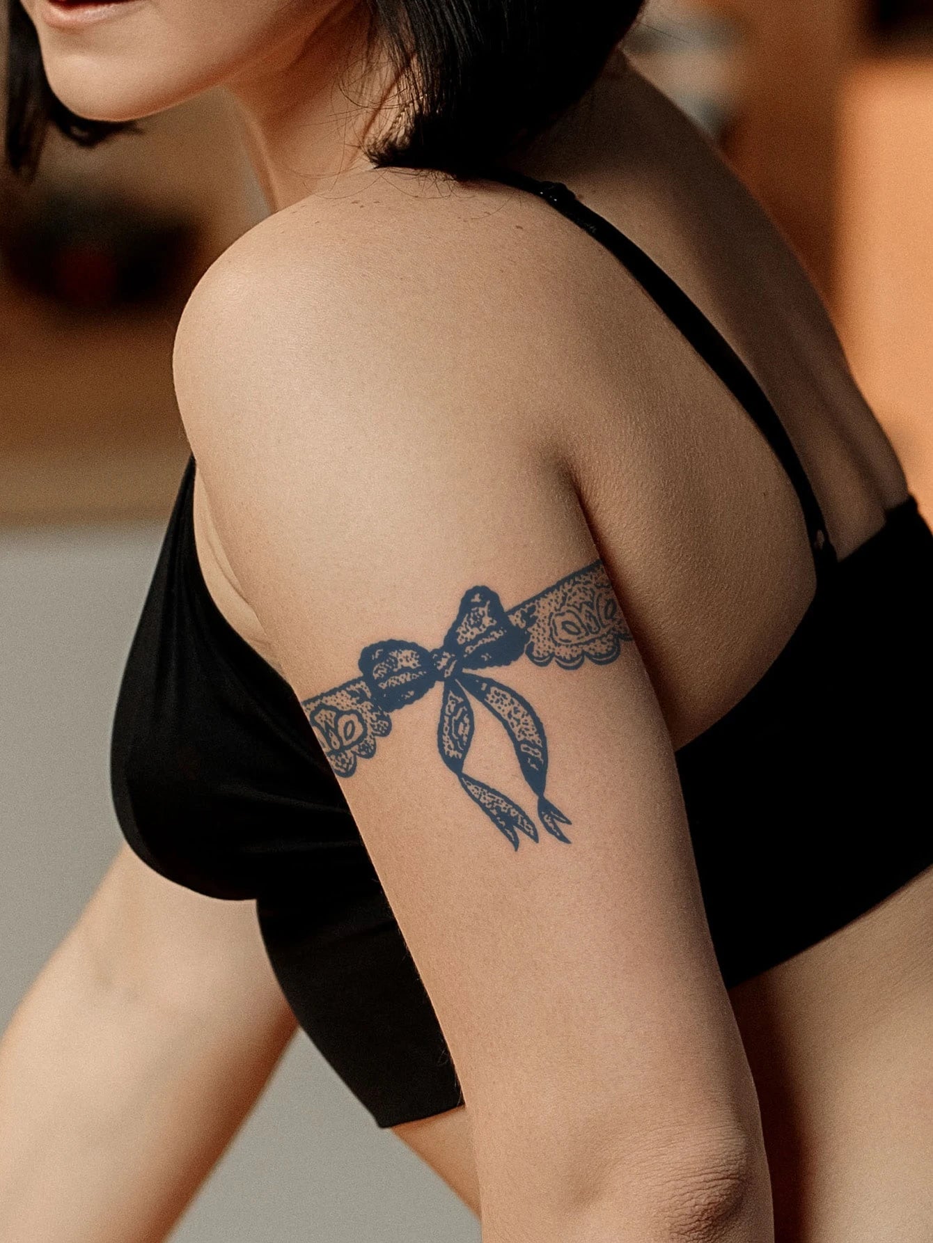 Lace & Bow Temporary Tattoos