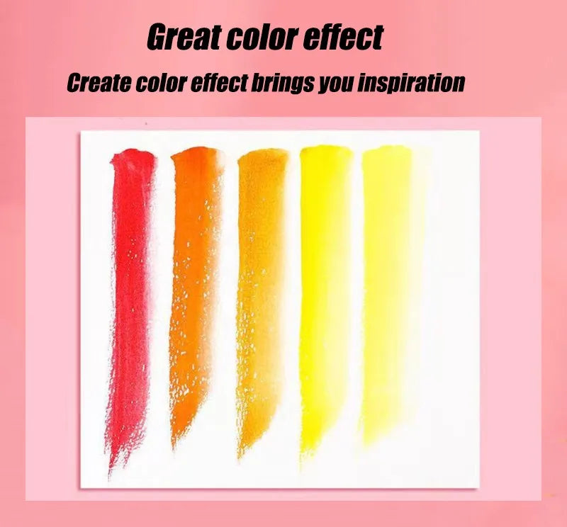 48-Color Watercolor Paint Set – Complete Art Kit