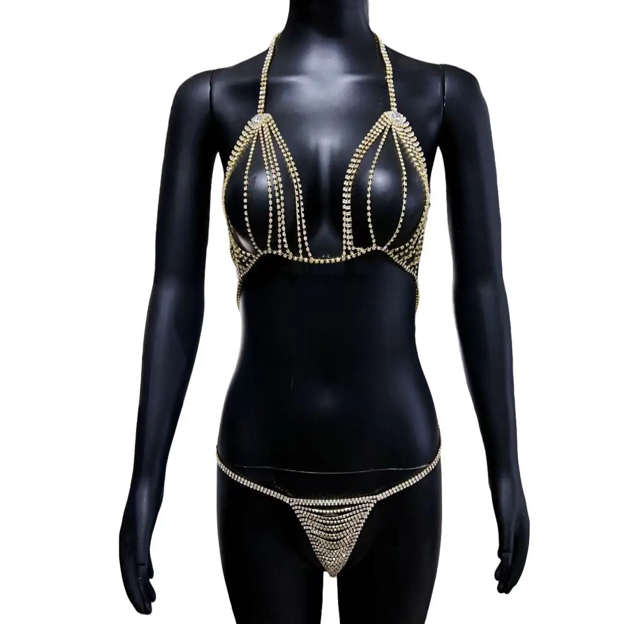 Glam Crystal Body Jewelry Set